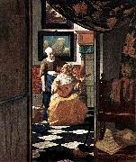 The Love Letter kgu VERMEER VAN DELFT, Jan